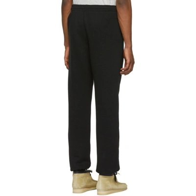 Shop Off-white Black Logo Lounge Pants