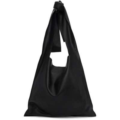 Shop Loewe Black Bow Tote In 1100 Black