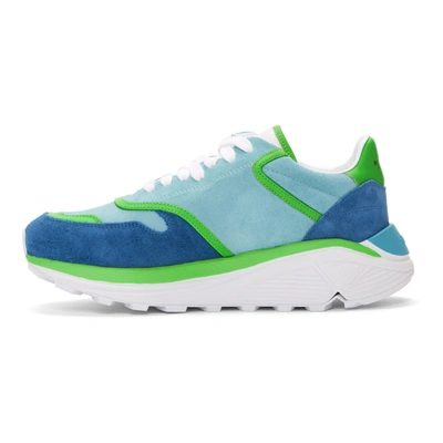 Shop Off-white Blue And Green Jogger Sneakers In 3188 Blu/mu