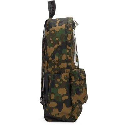 Shop Off-white Multicolor Camouflage Backpack In 9901 All Ov