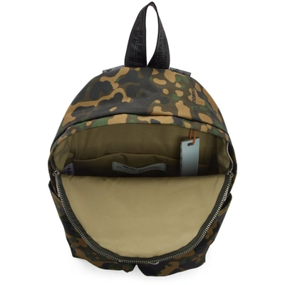 Shop Off-white Multicolor Camouflage Backpack In 9901 All Ov