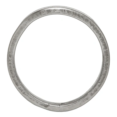 Shop Off-white Silver Utility Ring In 9100 Silver