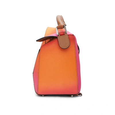 Shop Loewe Orange Spray Puzzle Bag In 9074 Orange