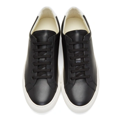 Shop Common Projects Black Retro Low Sneakers In 7547 Black