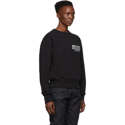 Shop Helmut Lang Black Logo Hack Standard Sweatshirt