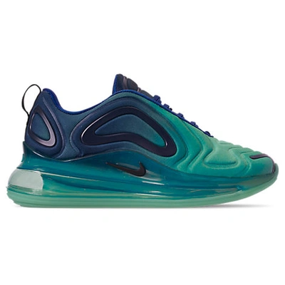 Shop Nike Women's Air Max 720 Running Shoes In Blue