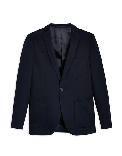 Shop Topman Suit Jackets In Dark Blue