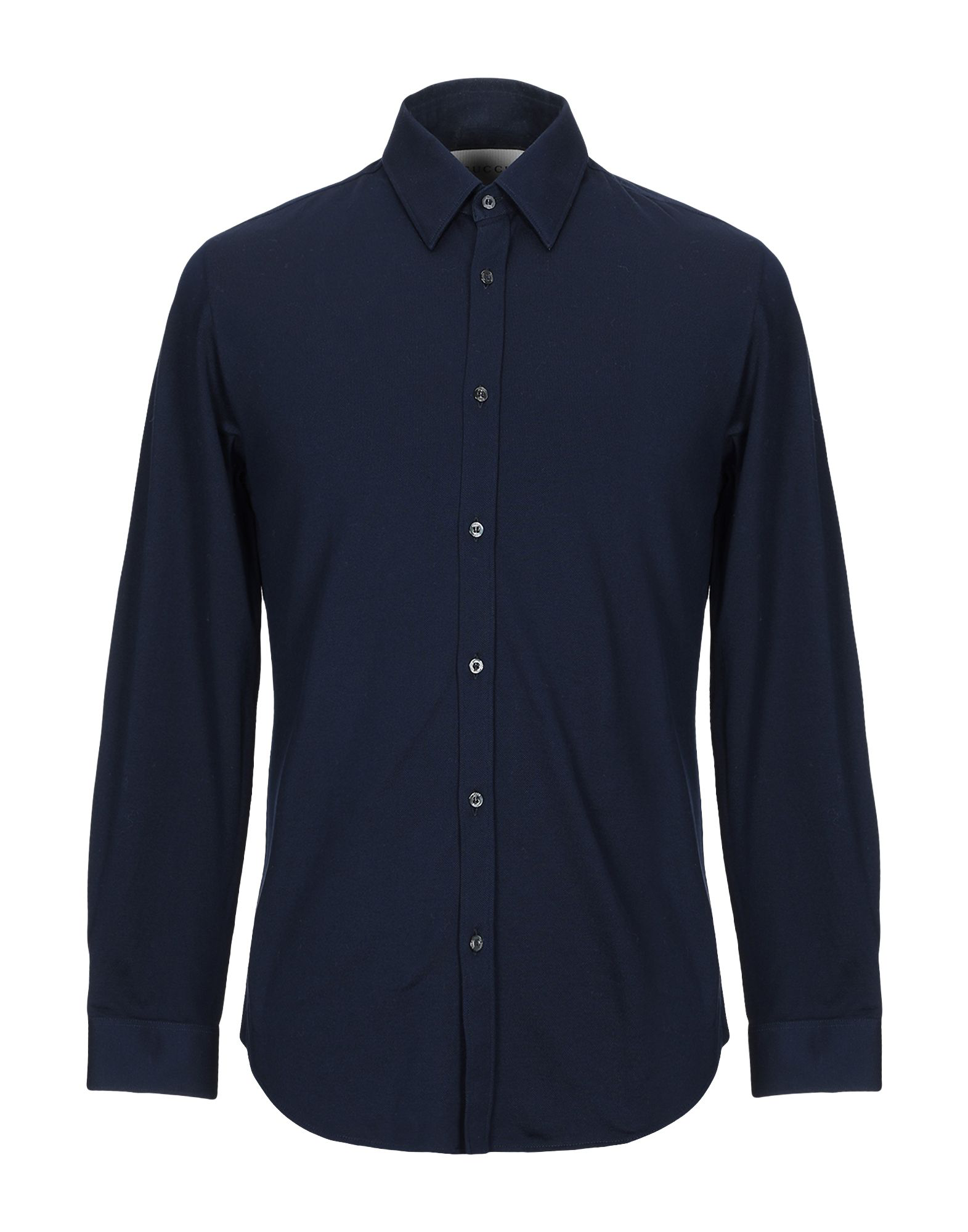 Gucci Shirts In Dark Blue | ModeSens