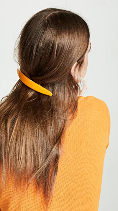 Shop Cult Gaia Large Barrette In Yellow Quartz