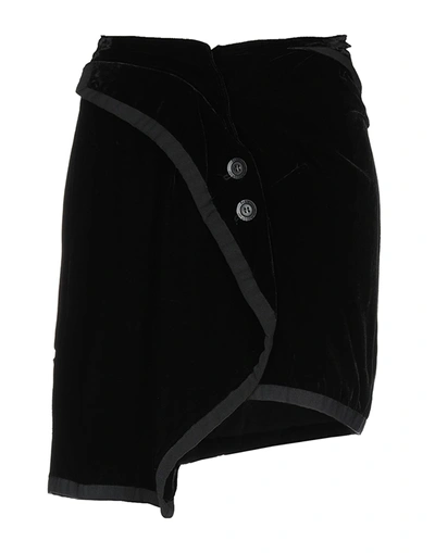 Shop John Galliano Knee Length Skirt In Black
