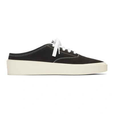 Shop Fear Of God Black Backless Sneakers