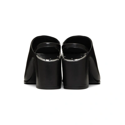 Shop Alexander Wang Black Su Mule Heels In 001 Black