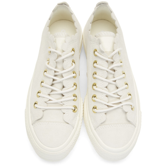 converse sneakers with ruffles