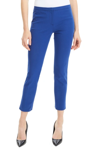 Shop Theory Classic Stretch Cotton Skinny Pants In Navy Sapphire