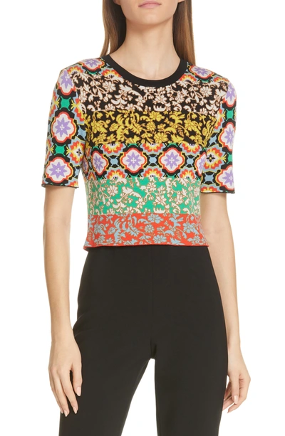 Shop Alice And Olivia Ciara Sweater In Multi