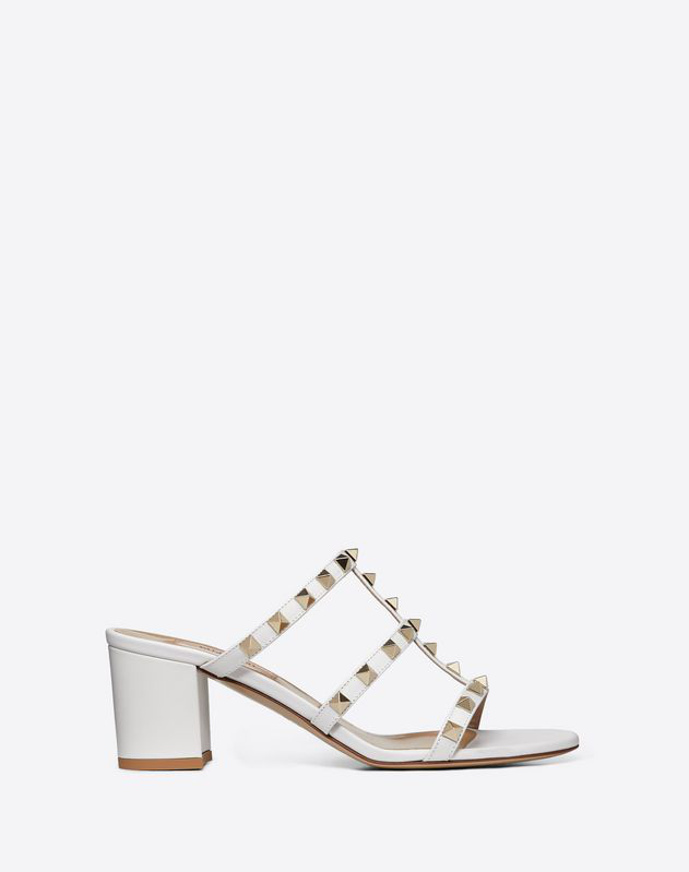 valentino rockstud mule sandal