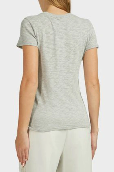 Shop Atm Anthony Thomas Melillo Schoolboy Cotton-blend T-shirt In Grey