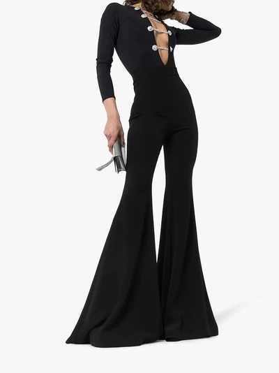 Shop Alessandra Rich Body Mit V-ausschnitt In Black