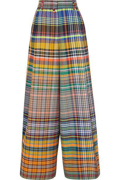 dries van noten plaid pants