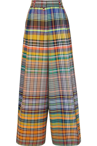 Dries van sale noten plaid pants