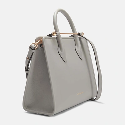 Shop Strathberry The  Midi Tote In Beige