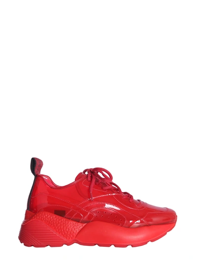 Shop Stella Mccartney Eclypse Sneakers In Rosso