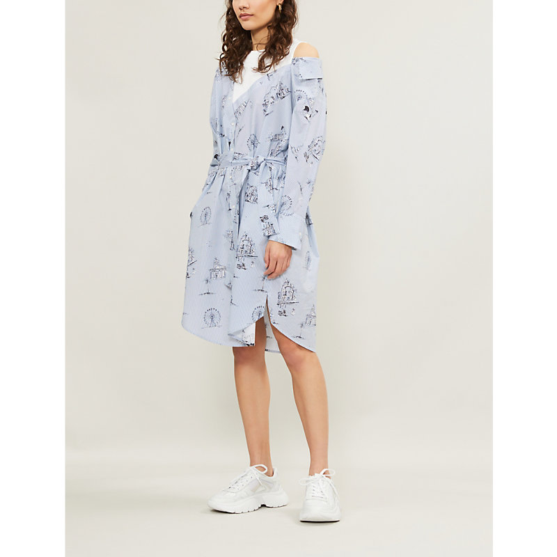 maje shirt dress