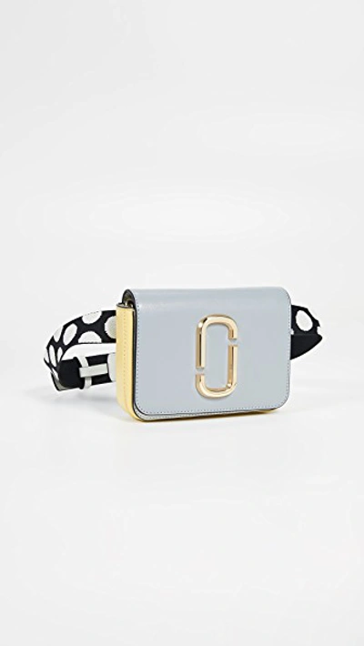 Shop Marc Jacobs M/l Hip Shot Belt Bag In Rock Grey Multi