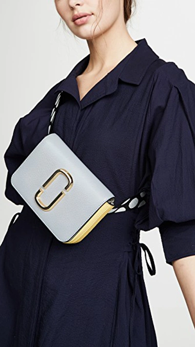 Shop Marc Jacobs M/l Hip Shot Belt Bag In Rock Grey Multi