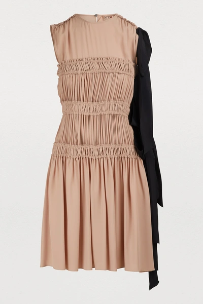 Shop N°21 Silk-blend Mini Dress In Rosa
