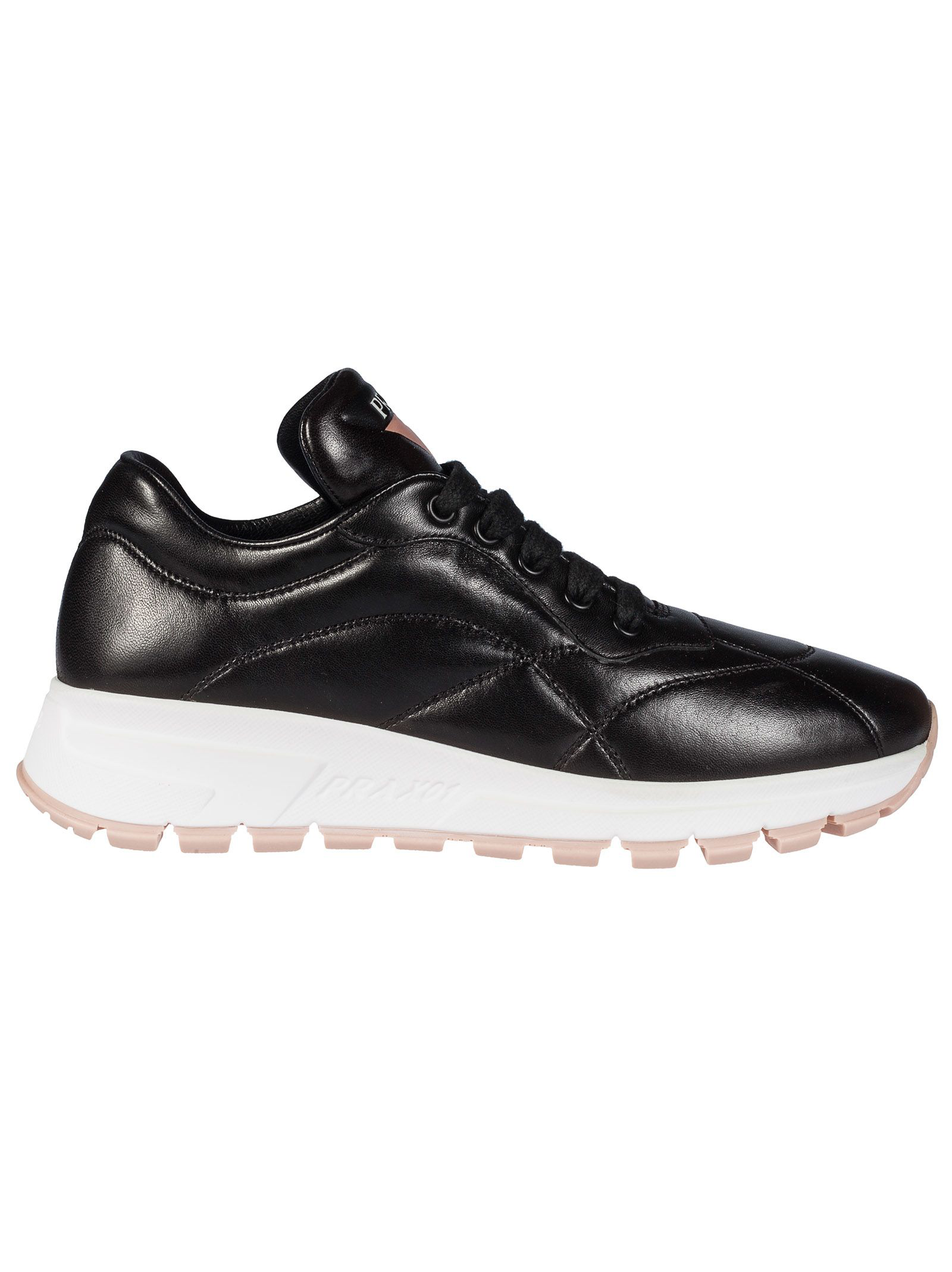 prada prax 01 leather sneakers