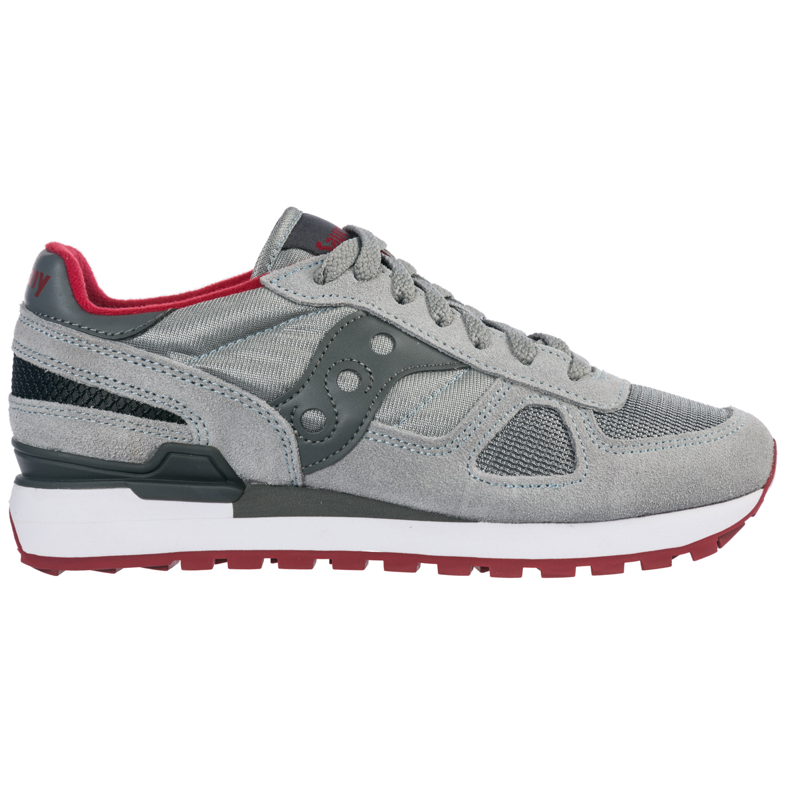 Saucony Men's Shoes Suede Trainers Sneakers Shadow O In Grey | ModeSens