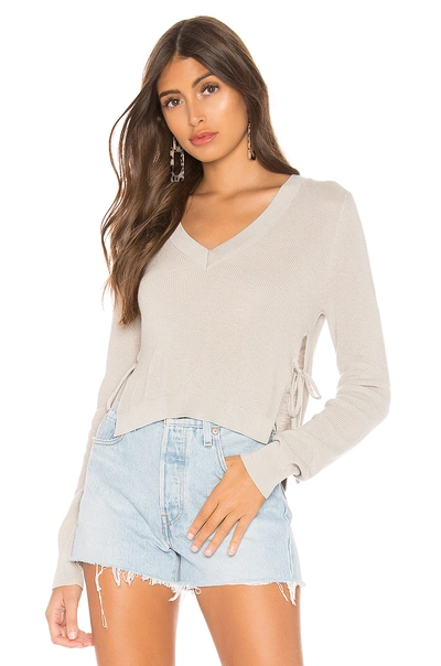 Shop Majorelle Stay Together Sweater In Silver Grey