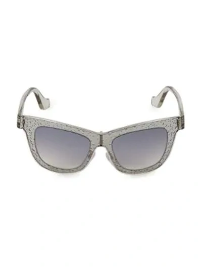 Shop Balenciaga 52mm Square Sunglasses In Grey