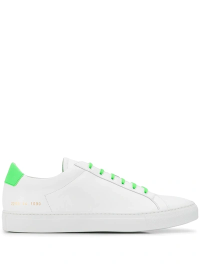 Shop Common Projects Retro Low-top Sneakers - White