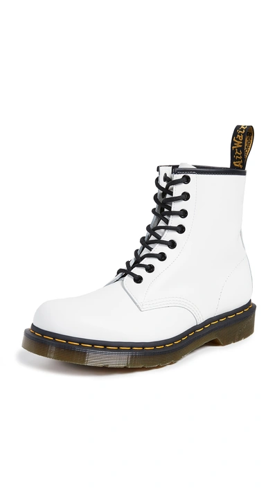 Shop Dr. Martens' 1460 8 Eye Boots In White