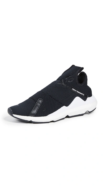 Shop Y-3 Reberu Sneakers In Core Black