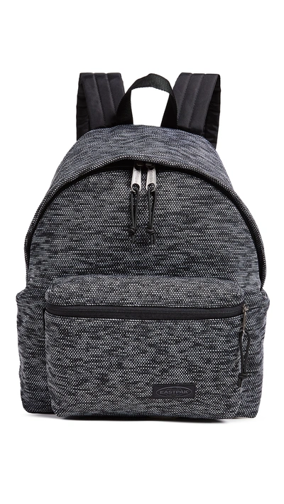 Shop Eastpak Padded Pak'r Backpack In Knitted Black