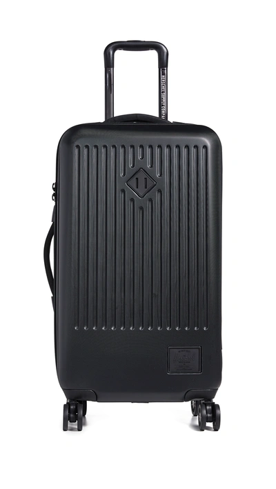 Shop Herschel Supply Co. Trade Medium Suitcase In Black