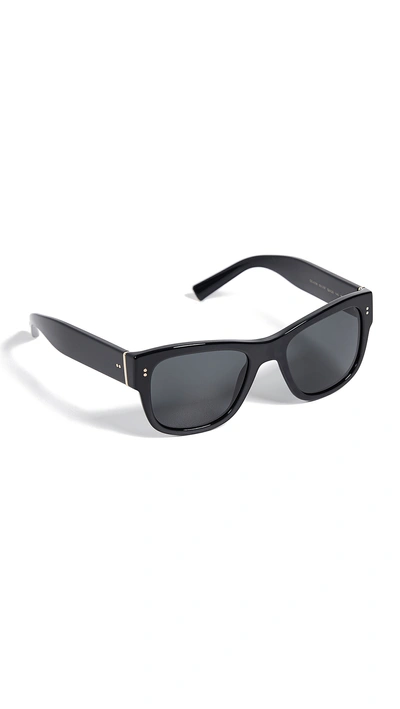 Shop Dolce & Gabbana Dg4338 Sunglasses In Black/grey