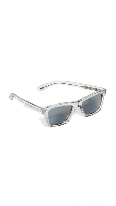 Shop Oliver Peoples Oliver Sun Sunglasses In Black Diamond/carbon Grey