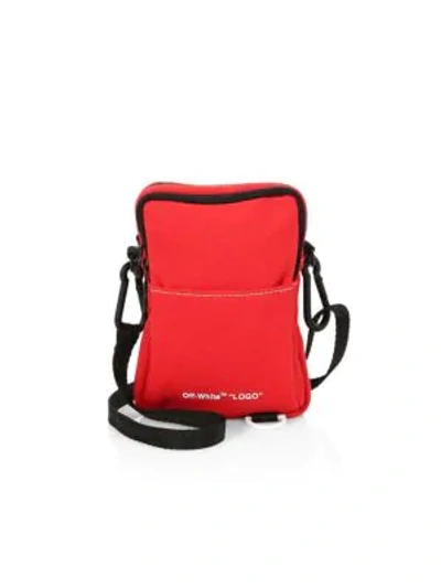 Shop Off-white Hip Crossbody Bag In Red White