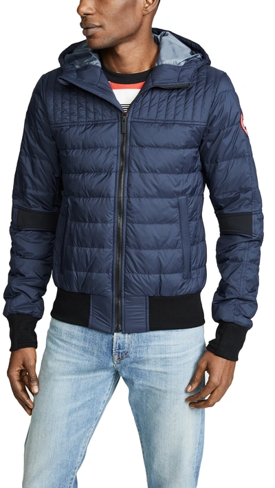 Canada Goose Cabri Hooded Padded Jacket In Admiral Navy | ModeSens