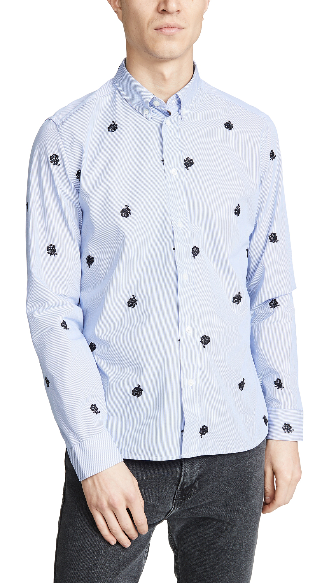 kenzo slim fit shirt