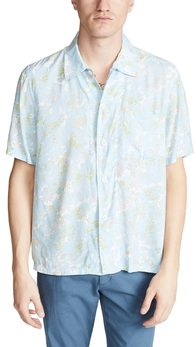 Shop Our Legacy Box Short Sleeve Shirt In Plants Print