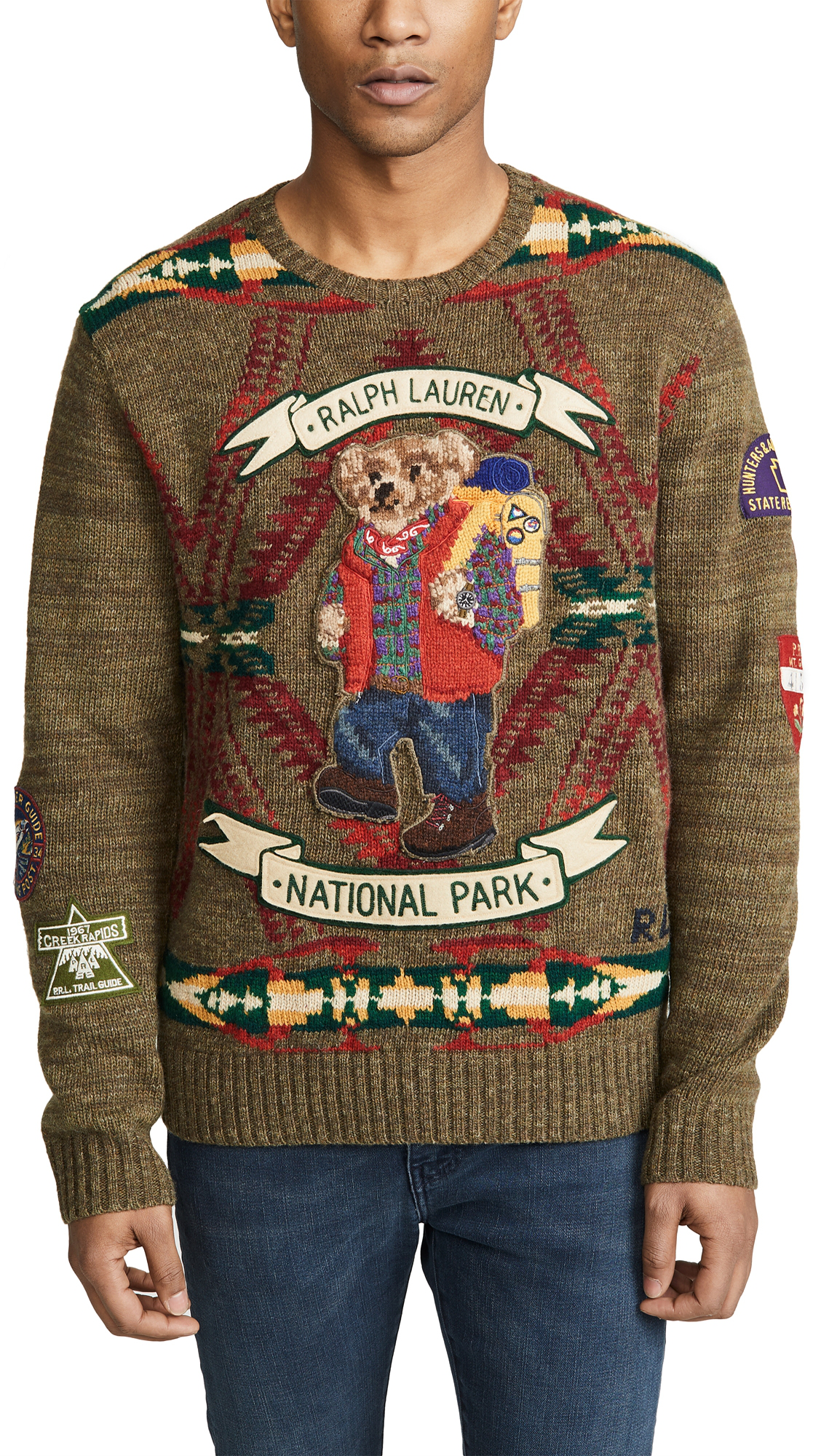 polo ralph lauren polo bear wool sweater