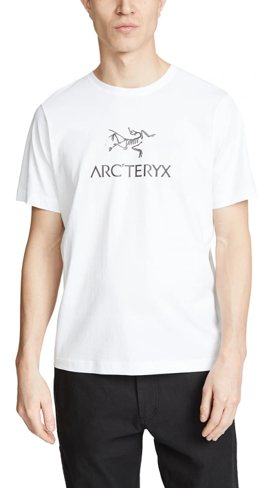 Shop Arc'teryx Arc'word Tee In Black