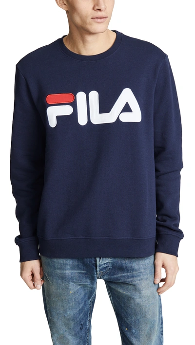 Shop Fila Regola Sweatshirt In Black