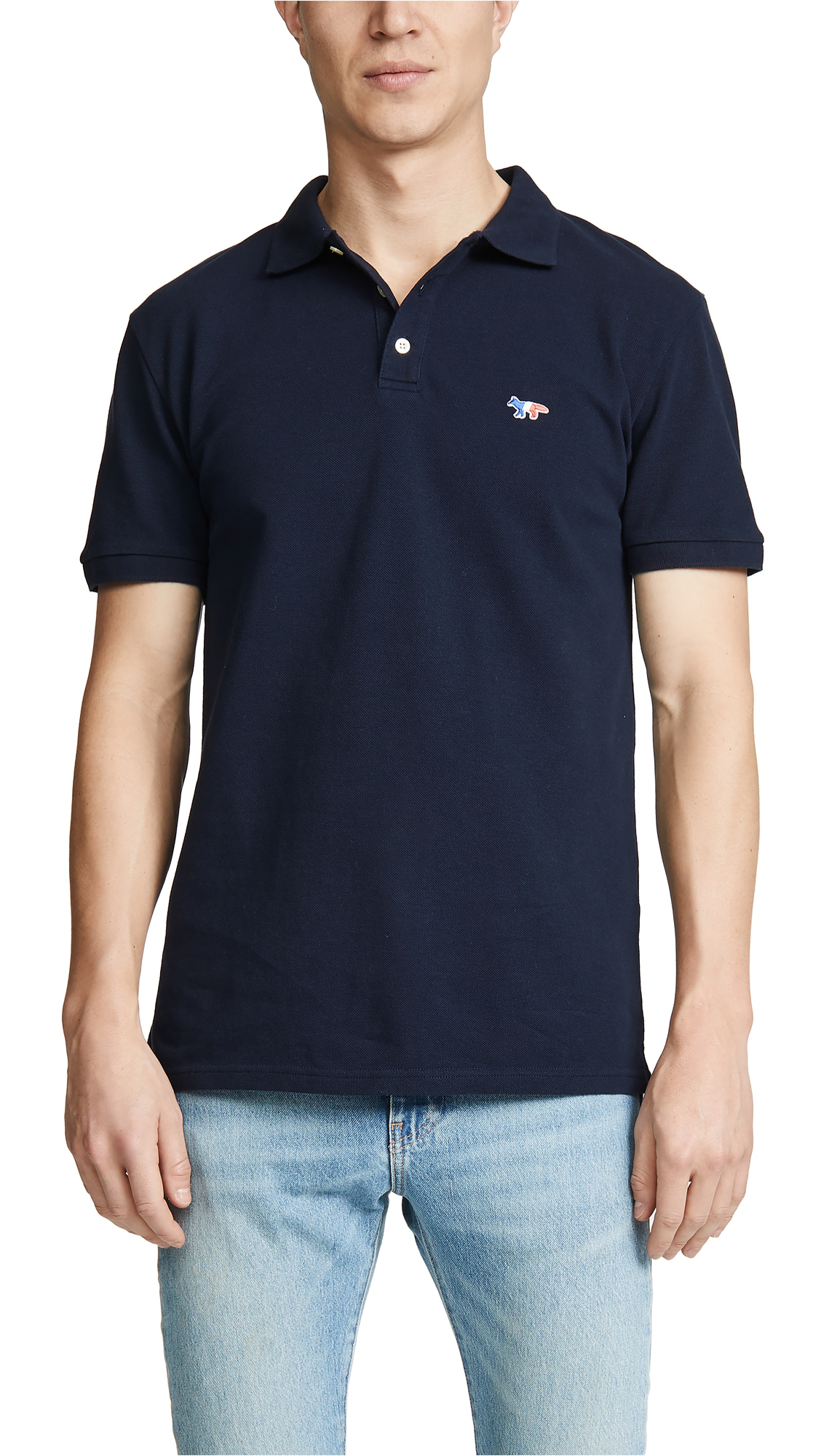 maison kitsune polo shirt