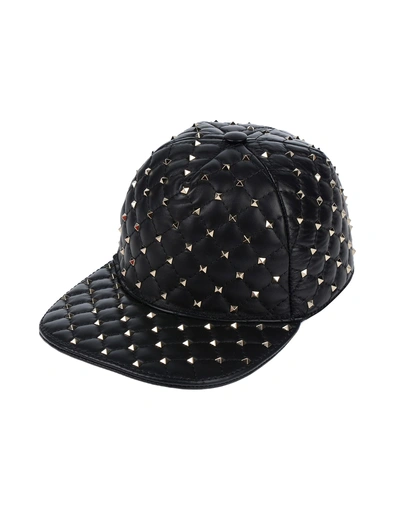 Shop Valentino Hats In Black